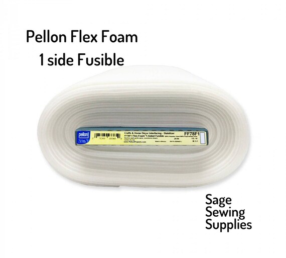Pellon Shape Flex 101, Midweight Fusible Interfacing Sf101, Mid-weight  Stabilizer 20 Wide, Iron-on White Washable by the Yard, Half Quarter 