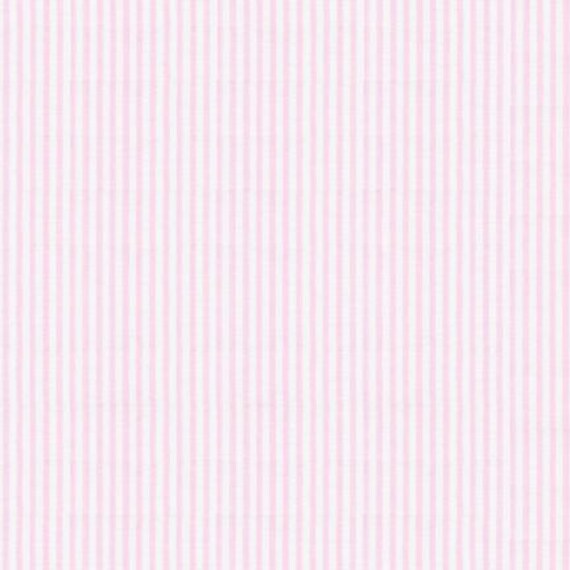 Pink Seersucker Fabric, seersucker Fabric by the half Yard or quarter yard, light pink and white cotton seersucker by Fabric Finders