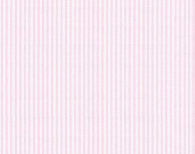 Pink Seersucker Fabric, Seersucker Fabric by the Yard, Light Pink and