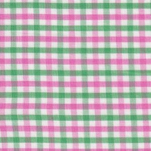 Green and Pink check Fabric by the yard, 1/8&quot; checked bright green and hot pink tattersall Gingham, Fabric Finders 100% cotton plaid T119