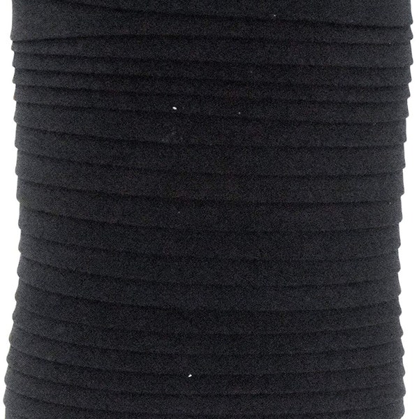 BLACK 1/2" double fold bias tape, half inch wide bias tape black, trim By The Yard