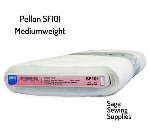 Pellon SF101 Shape-Flex Tela de entretela de peso medio color blanco 
