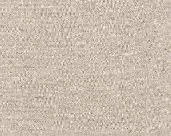May include: A close-up of a plain, off-white linen fabric with a subtle woven texture.