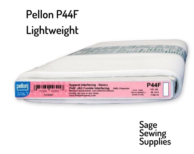 Pellon Lightweight Fusible Interfacing P44F, Quilting Interfacing 20