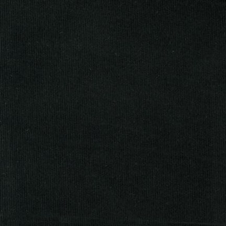 Black Corduroy Fabric by the Yard Half Yard 21 Wale | Etsy