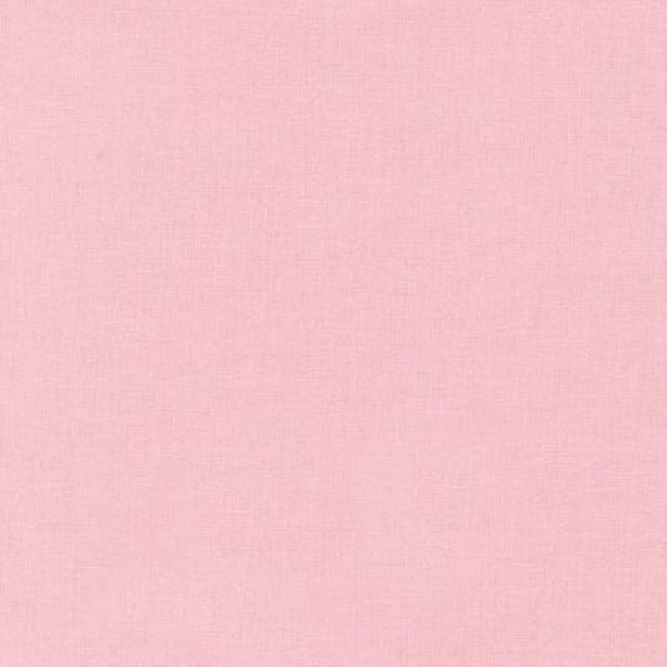 Kona Cotton PEONY Pink half yard, Light Pink fabric Robert Kaufman, designer fabric 100% cotton fabric