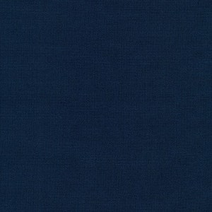 May include: A solid dark blue fabric with a subtle texture.