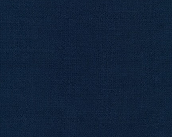 Kona Cotton Navy half yard, NAUTICAL blue fabric Robert Kaufman, designer fabric 100% cotton fabric