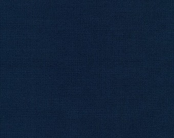 Kona Cotton NUATICAL navy fabric by the half or quarter yard, dark blue Robert Kaufman designer 100% cotton quilting or apparel fabric