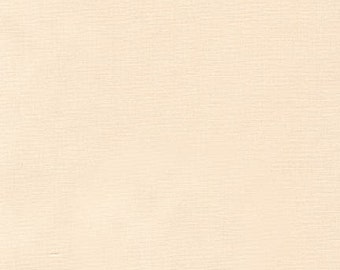 Kona Cotton EGGSHELL fabric by the half or quarter yard, Robert Kaufman cream designer 100% cotton quilting and apparel fabric