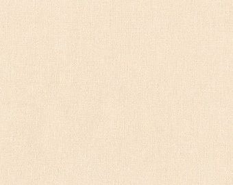 Ivory Linen Fabric, Brussels Washer Linen, Robert Kaufman washable linen blend fabric by the half yard or quarter yard