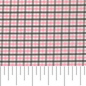Pink and Brown Gingham Fabric by the Yard 1/8 Checked - Etsy