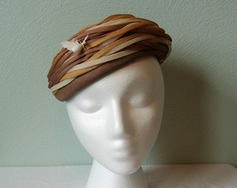 1950s Duby New York Hat; Famous-Barr Co.