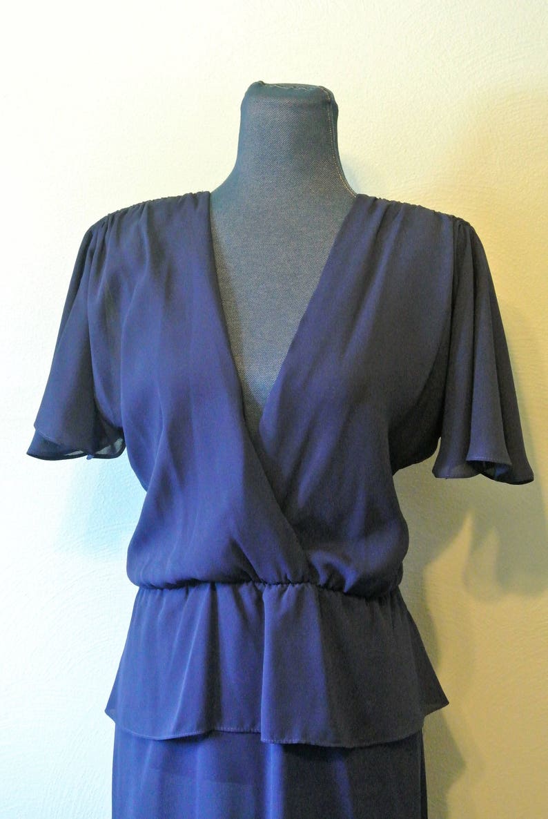 1980s Stuart Barry Sheer Dress - Etsy