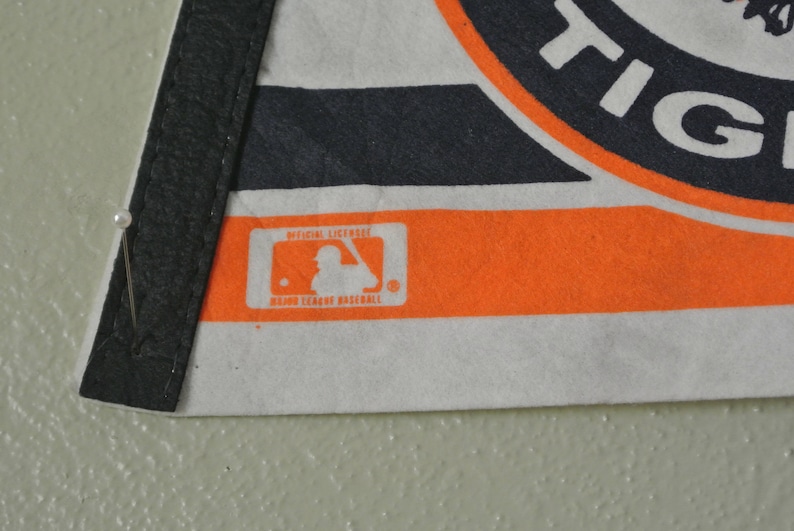 80s90s Detroit Tigers Baseball Pennant