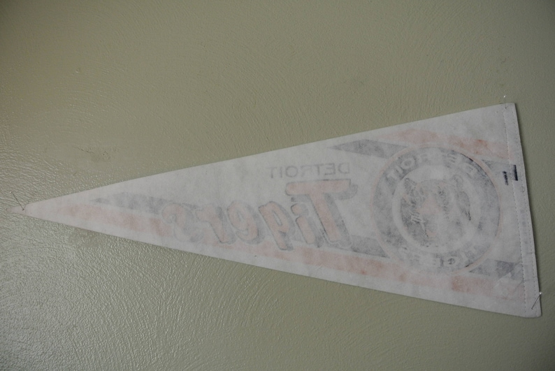 80s90s Detroit Tigers Baseball Pennant
