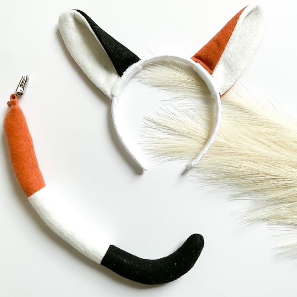 CALICO CAT Costume Ears, Black White and Orange, Kitty Cat Ears, Toddler Child Adult Size, Pet Cat, Cat Party, Kitty Party Favors, Calico