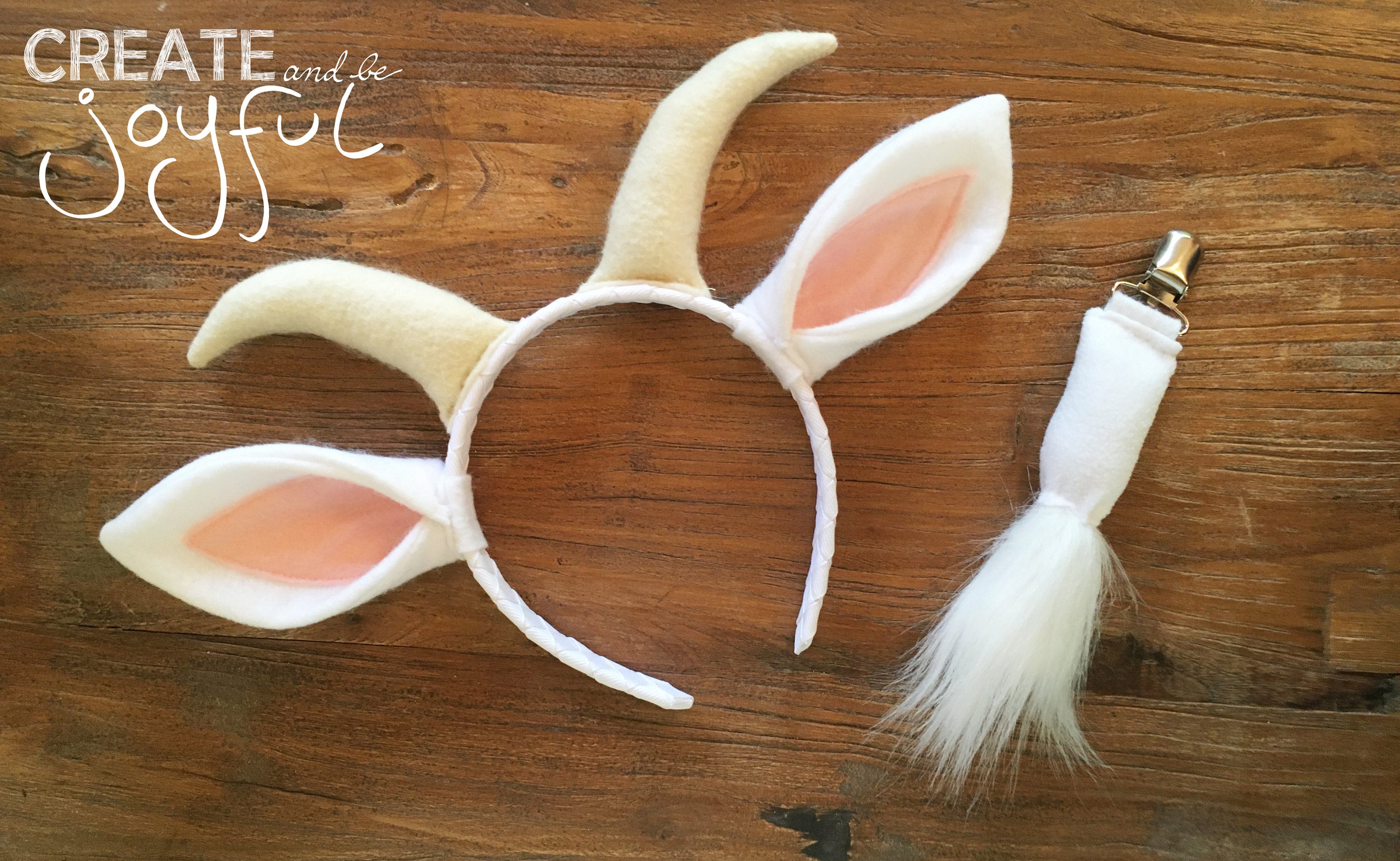 SOMBRERO DE CABRA BLANCA Diadema Orejas y / o cola Perilla / Etsy España