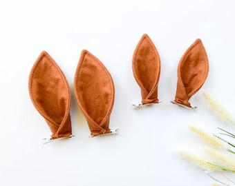 Orejas de caballo marrón: marrón canela, disfraz de poni, accesorio para el cabello o auriculares
