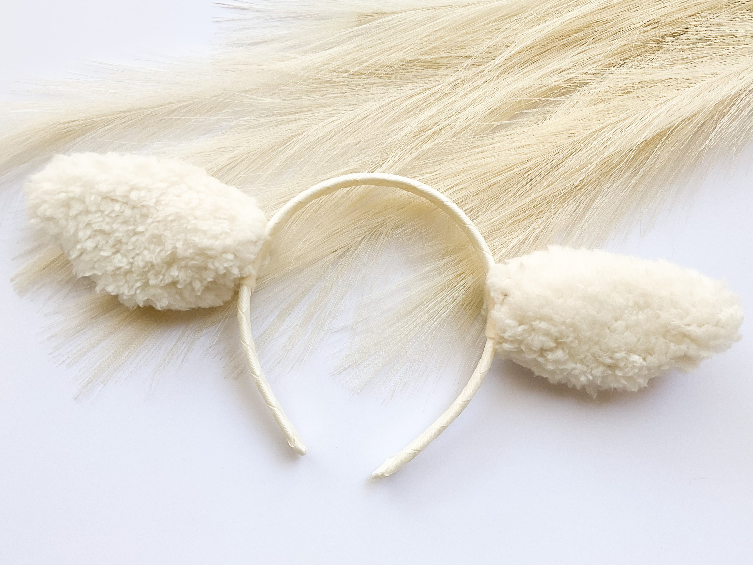 Serre-tête Oreilles De Mouton En Agneau Doux - Accessoire Cosplay Animal, Pour Adultes Et Enfants