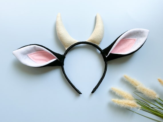 Diadema De Orejas De Animal De Franela – Accesorio Para Disfraces De Halloween, Carnaval Y Cosplay, Para Adultos Y Niños