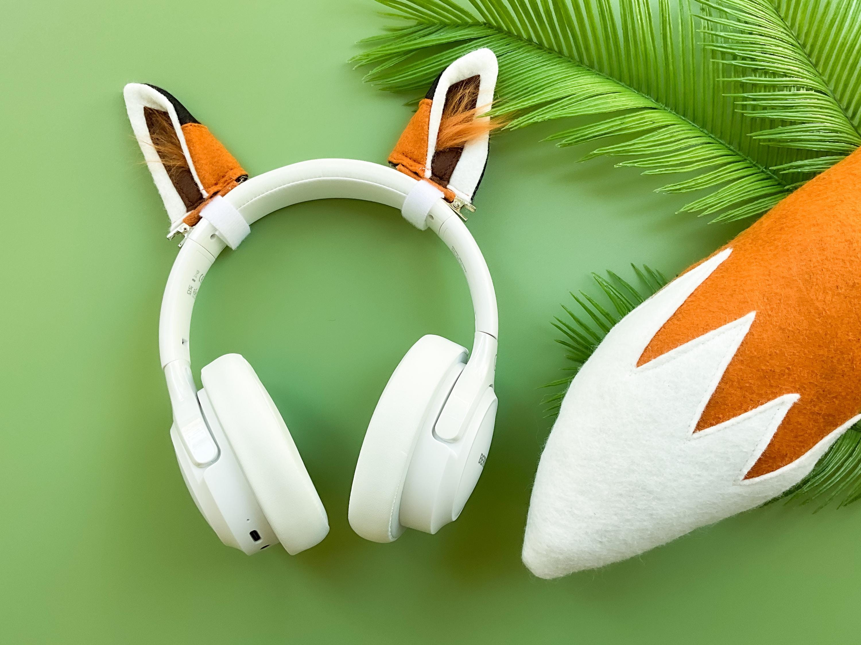 Fox Yowu Headset YOWU Cat Ear Headphones Rave Hi-Fi Gaming Headset