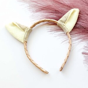 TAN CAT Costume Ears, Tan Brown, Kitty Cat Ears, Toddler Child Adult Size, Pet Cat, Cat Party, Kitty Party Favors