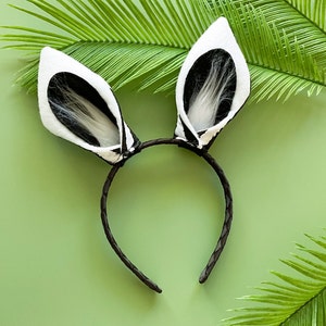 ZEBRA Costume Ears Headband, Toddler Child Adult Size, Pet Dog Costume, Create and Be Joyful Original Design