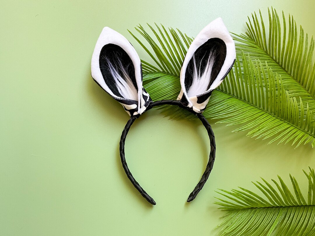 ZEBRA Costume Ears Headband Toddler Child Adult Size Pet Dog Etsy