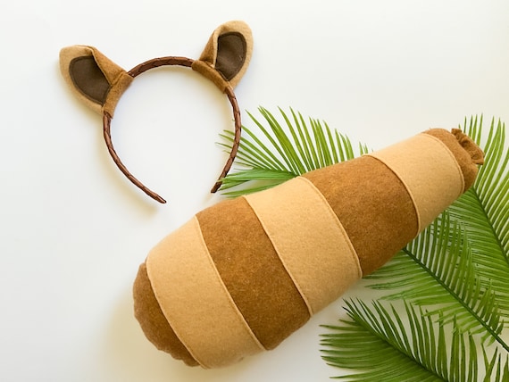 Braunbär-Kostüm-Set – Stirnband, Fliege, Schwanz, Handschuhe, Einheitsgröße Für Kinder | Verkleidung Für Karneval, Theater, Party