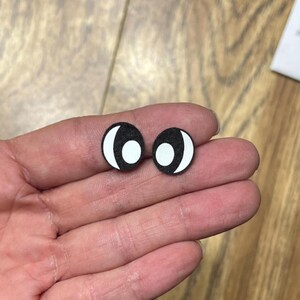 Oval Felt Eyes 10 Pairs .6”H/15mm for plushies, for crochet, for Amigurumi