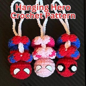 Hanging Hero CROCHET PATTERN, Crochet Pattern PDF Download, Amigurumi Crochet Pattern