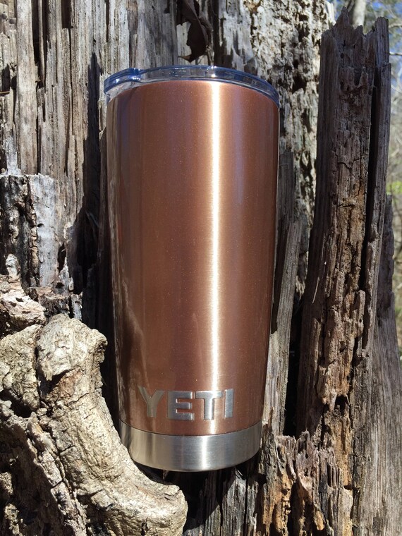 Rose Gold Powder coated Yeti / RTIC / Ozark Customized to Etsy