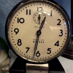 Westclox &quot;Big Ben&quot; c. 1940, Style 5A w/Loud Alarm, Refurbished, All Original Parts, Art Deco, Perfect Father&#39;s Day/Housewarming/Wedding Gift