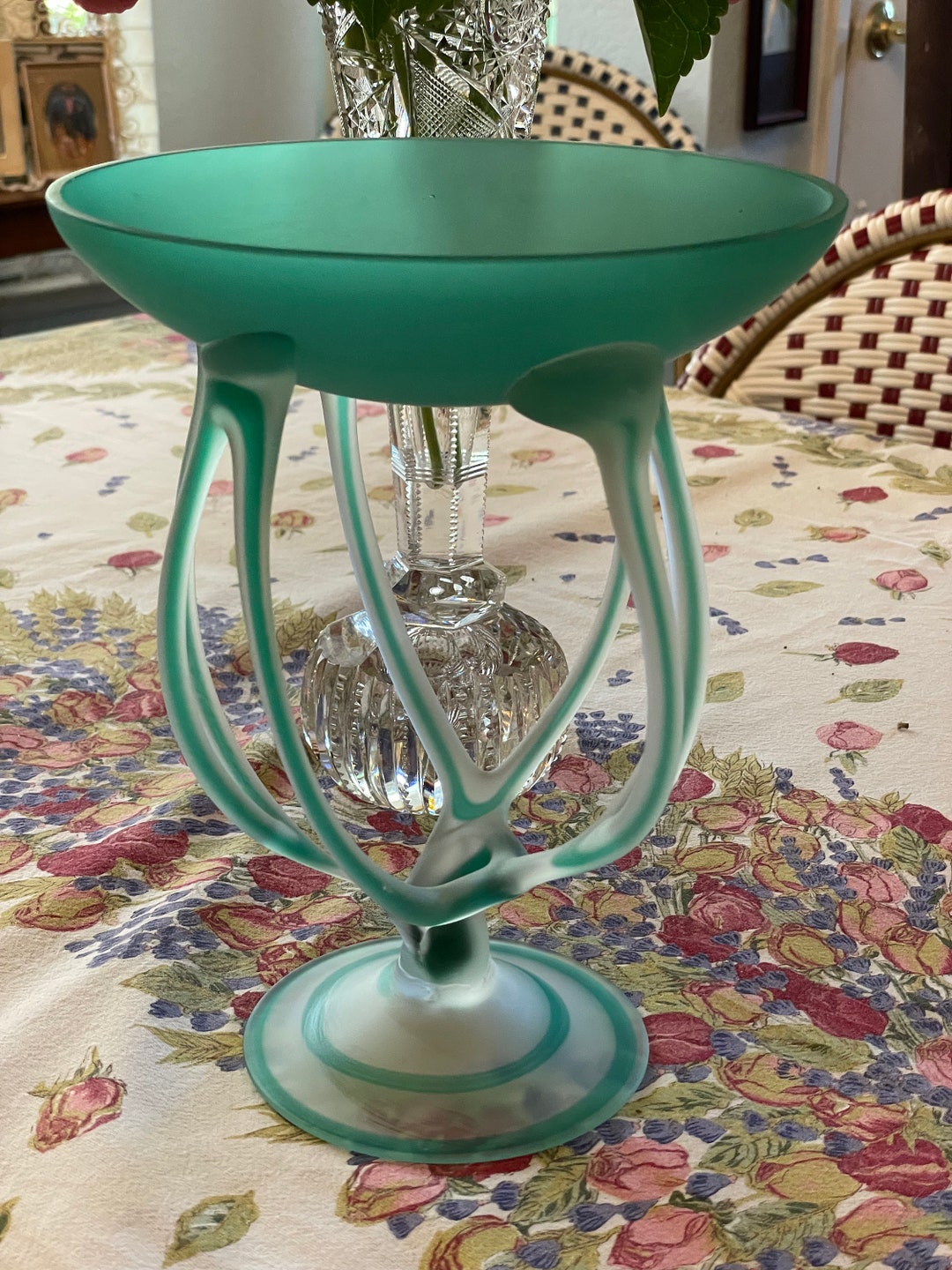 Jozefina Art Factory Glasvase - Handgefertigt, Mundgeblasen, Wie Murano-Stil