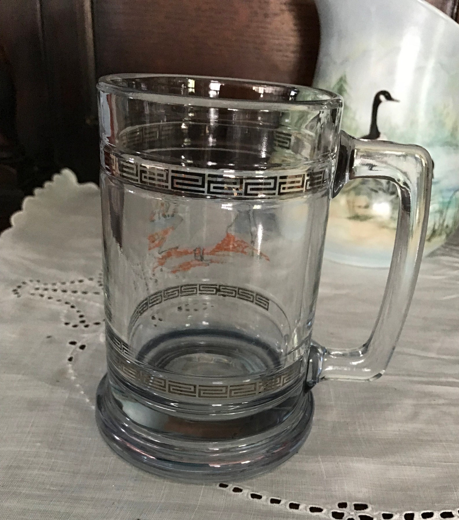 Princess House Beer Mugs Colonial Par con gansos Etsy