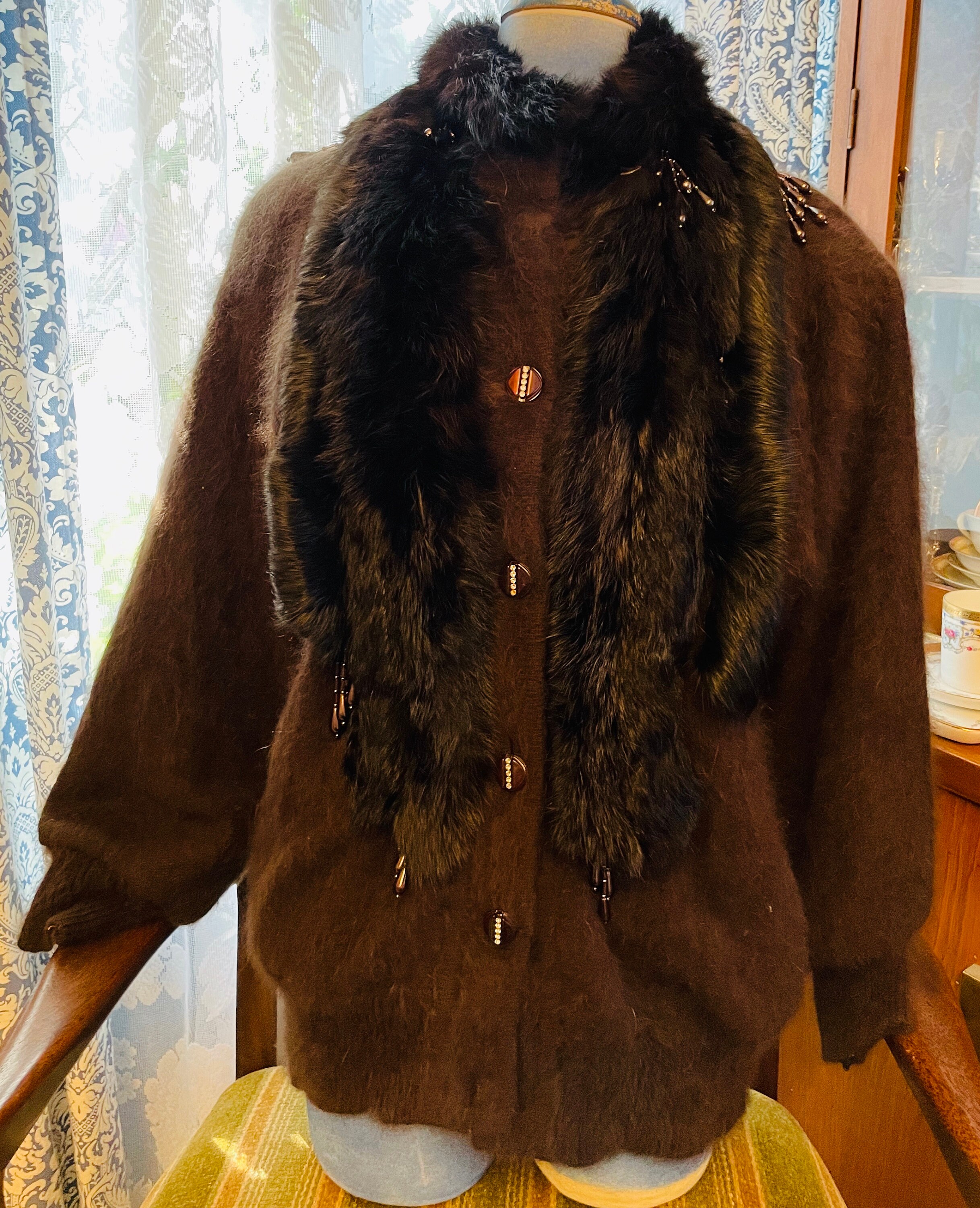 Angora Rabbit Fur Sweater - Etsy