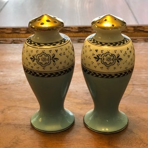 Antique Nippon Pair of Hand-Painted Salt & Pepper Shakers, c1900, Excellent Condition, Perfect Birthday/Housewarming/Thinking of You Gift