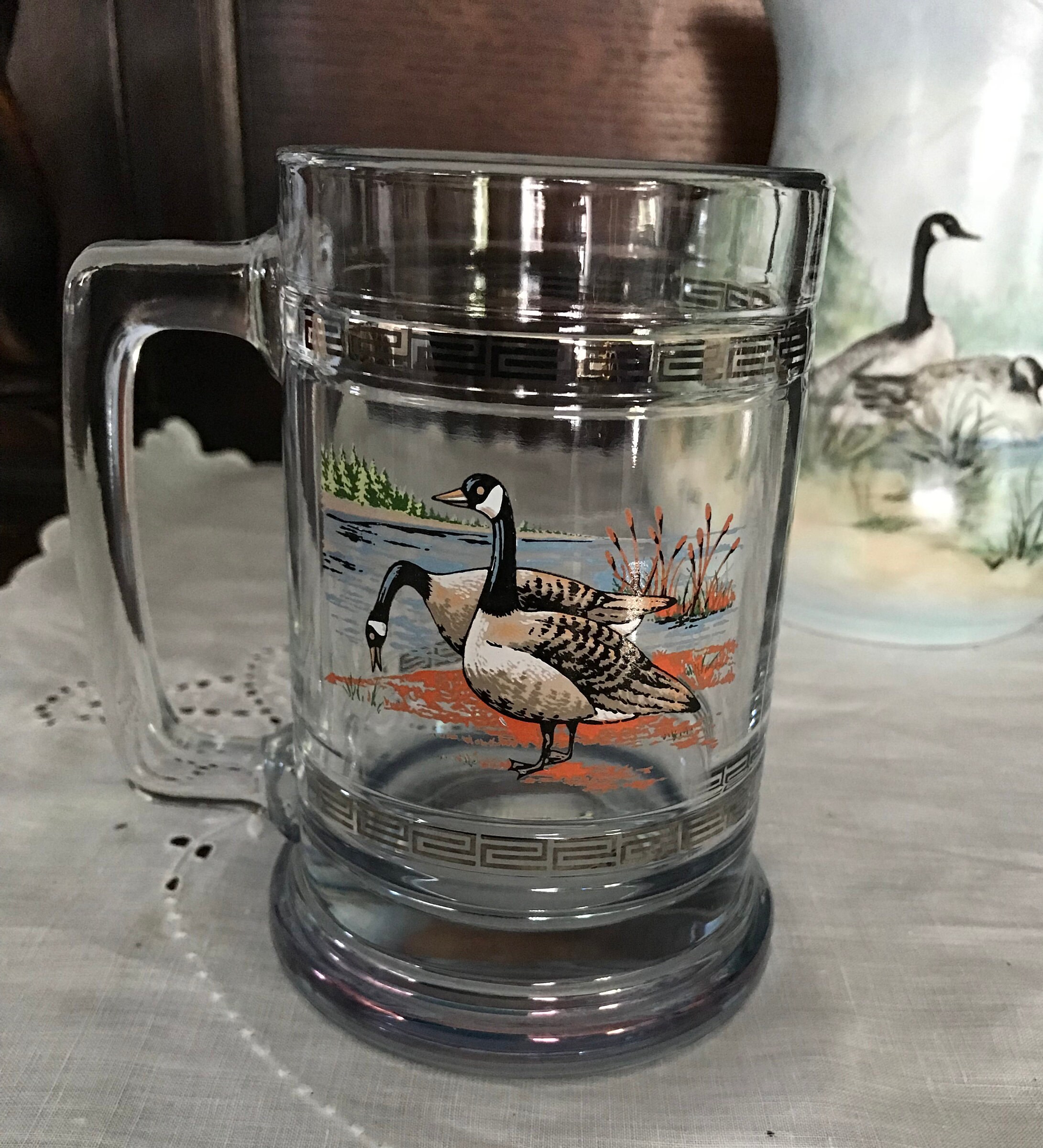Princess House Beer Mugs Colonial Par con gansos Etsy