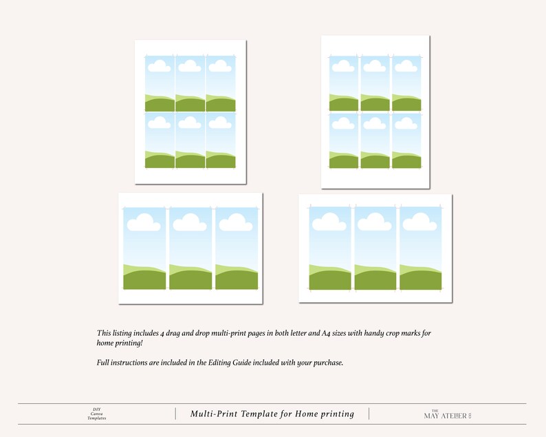 DIY Canva Box Label Design Canva Template Packaging Design Etsy