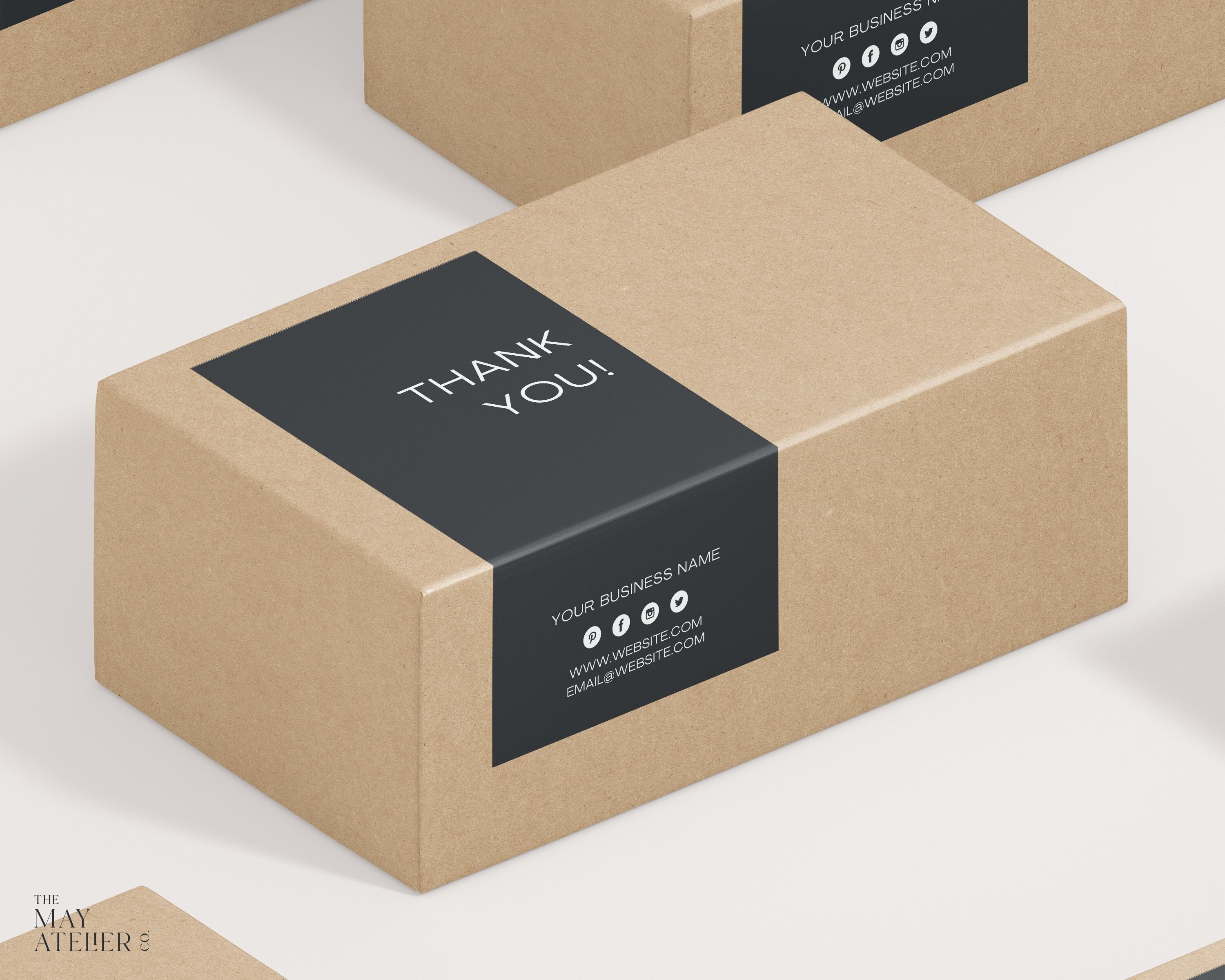 DIY Canva Box Label Design Canva Template Packaging Design Etsy Canada