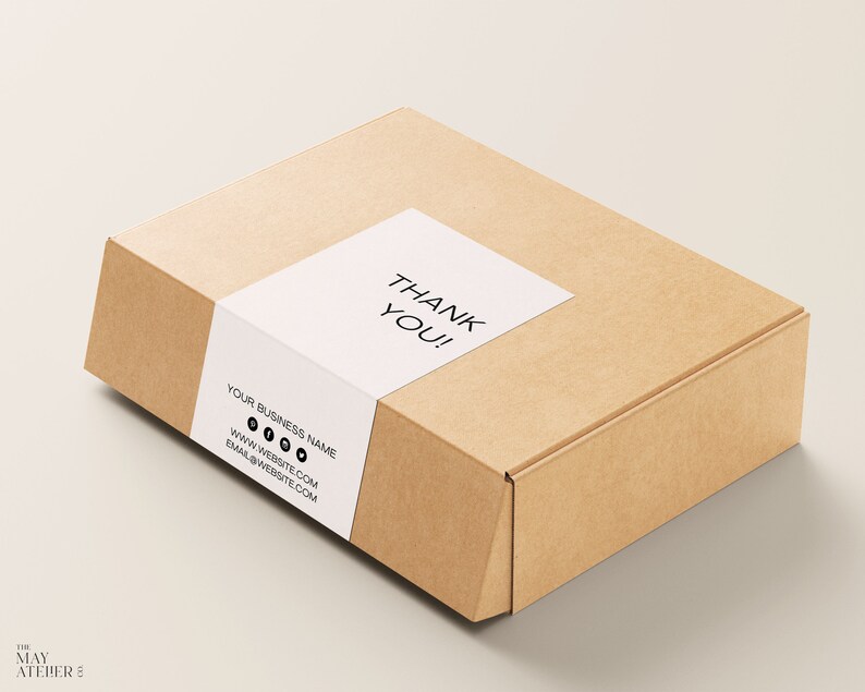 DIY Canva Box Label Design Canva Template Packaging Design Etsy Canada