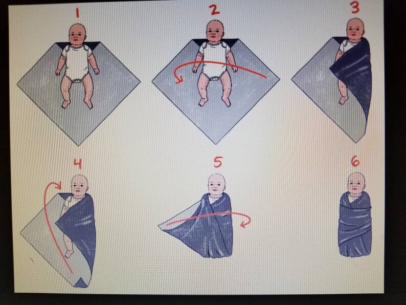 Extra Large Swaddle/ Receiving Blanket flannel Blessed Etsy