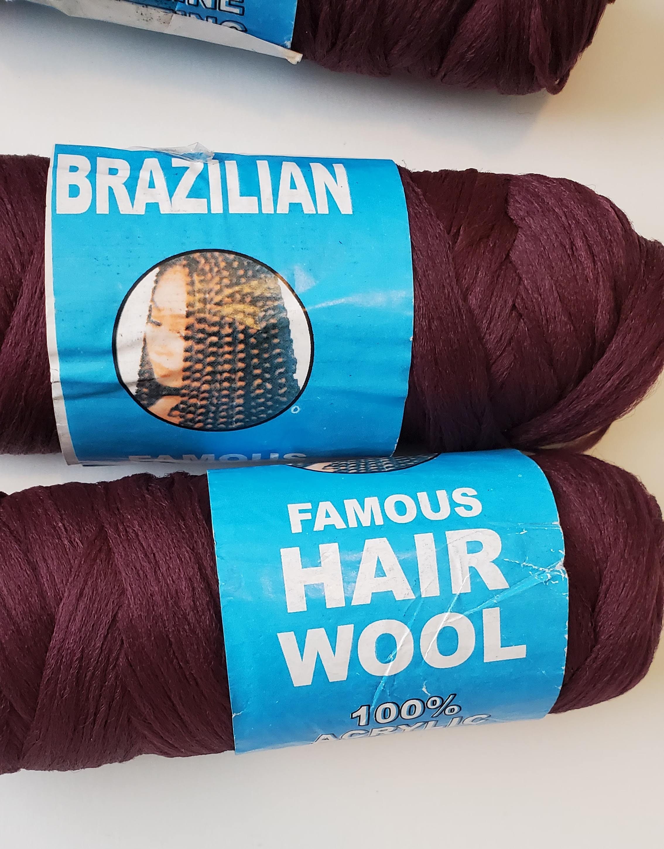 3 New Unique Deep Red Brazilian Wool Hair For African Hair Etsy