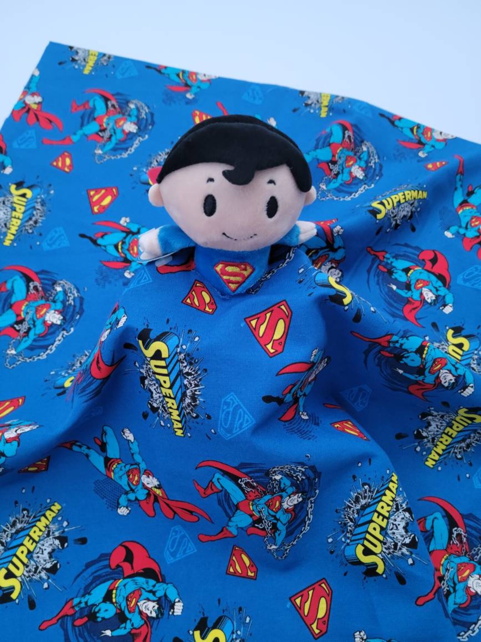 Lovey Superman Plush Security Blanket for Babies & Toddlers | Etsy