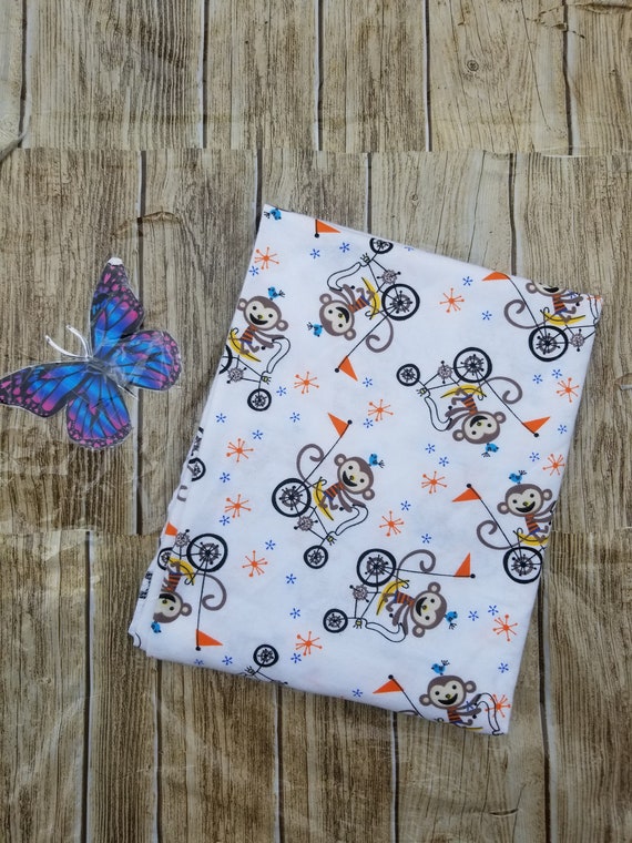 monkey swaddle blanket