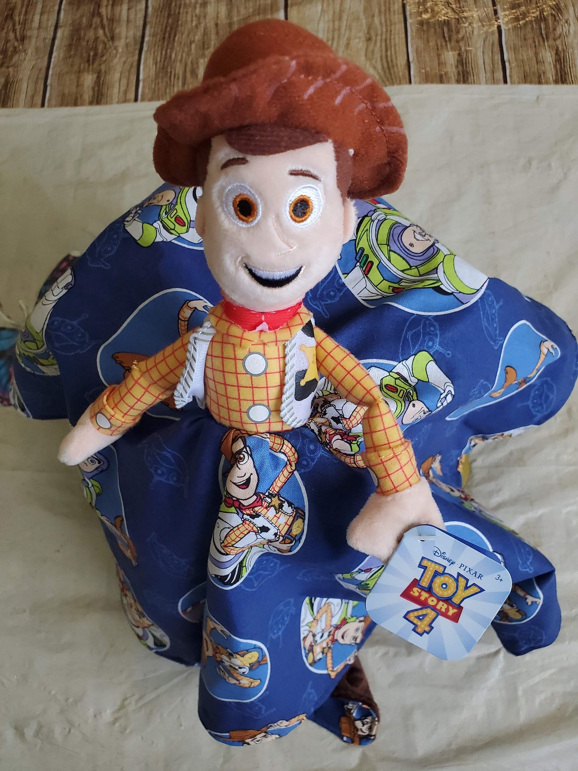Lovey Toy Story 4 Woody Plush Security Blanket for Babies & Etsy
