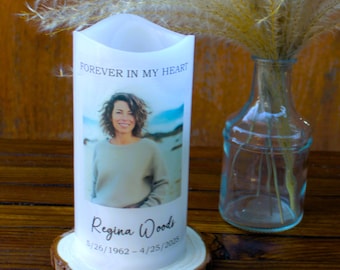 Personalized Memorial Candle, Comforting Memorial Gift, Sympathy Gift for Loss of Loved One Gift