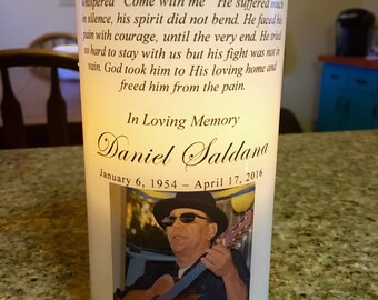 Memorial Gift / Memorial Candle Personalized