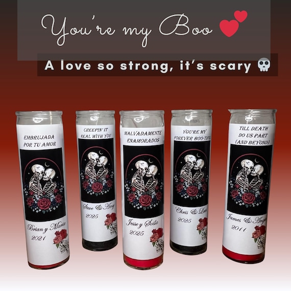 You're My Boo Personalized Candle: Funny Spooky Romantic Gift